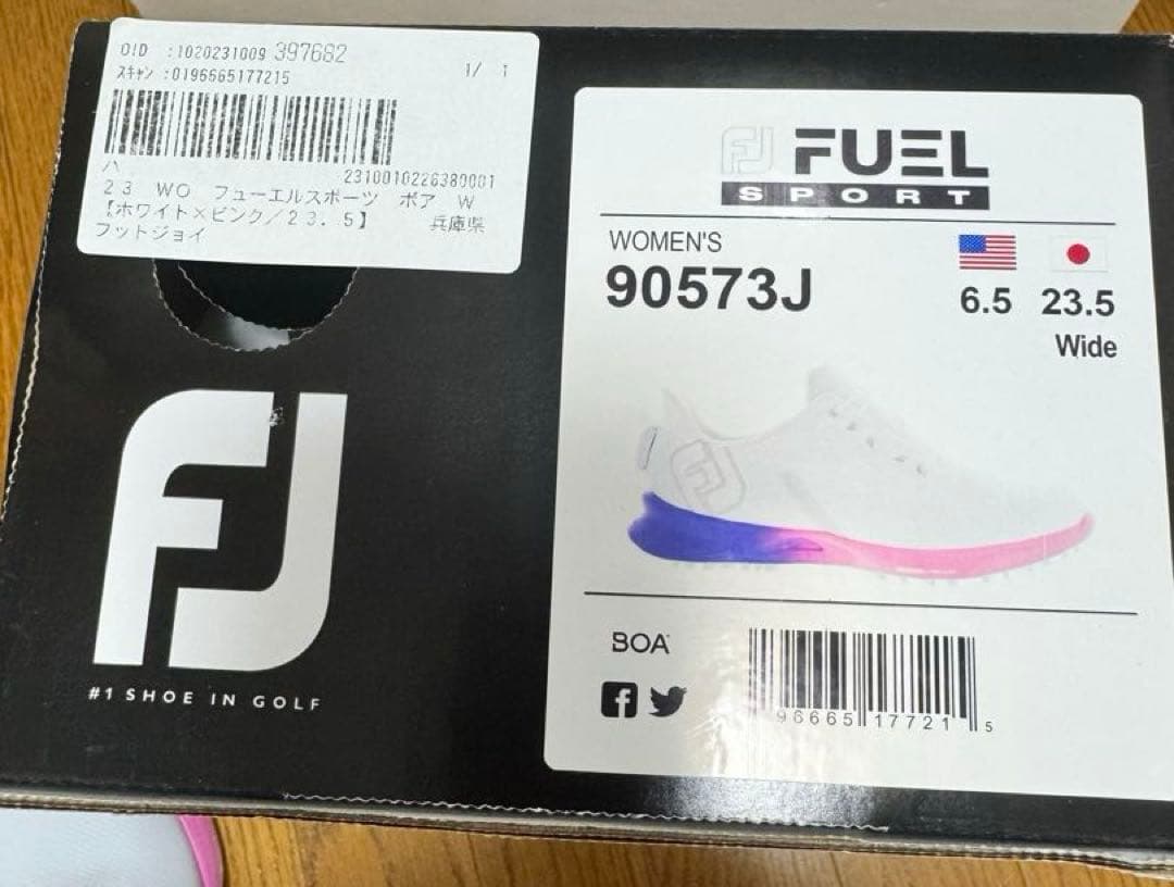 新品 フットジョイ 90573J 23.5cm