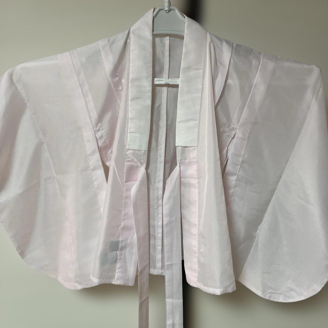 七五三用 子供用着物 グリーン系黄色とピンクの花柄130