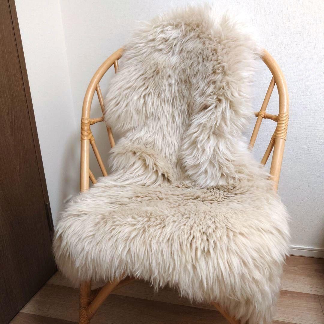 シープスキン ネイチャーコレクション ムートン ラムファー 毛皮カバー