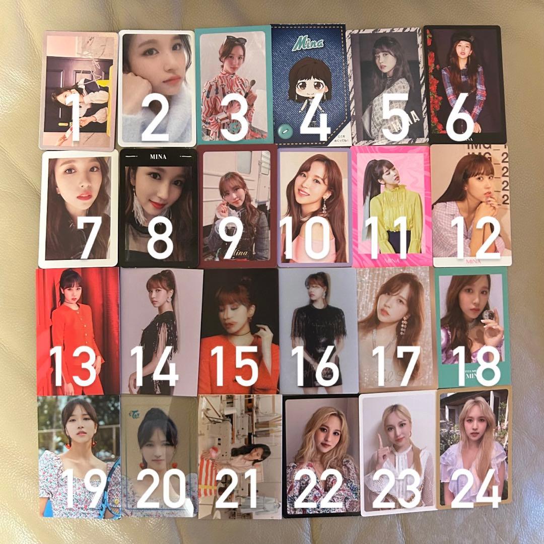 TWICE トレカ ミナ MINA バラ売り - メルカリ