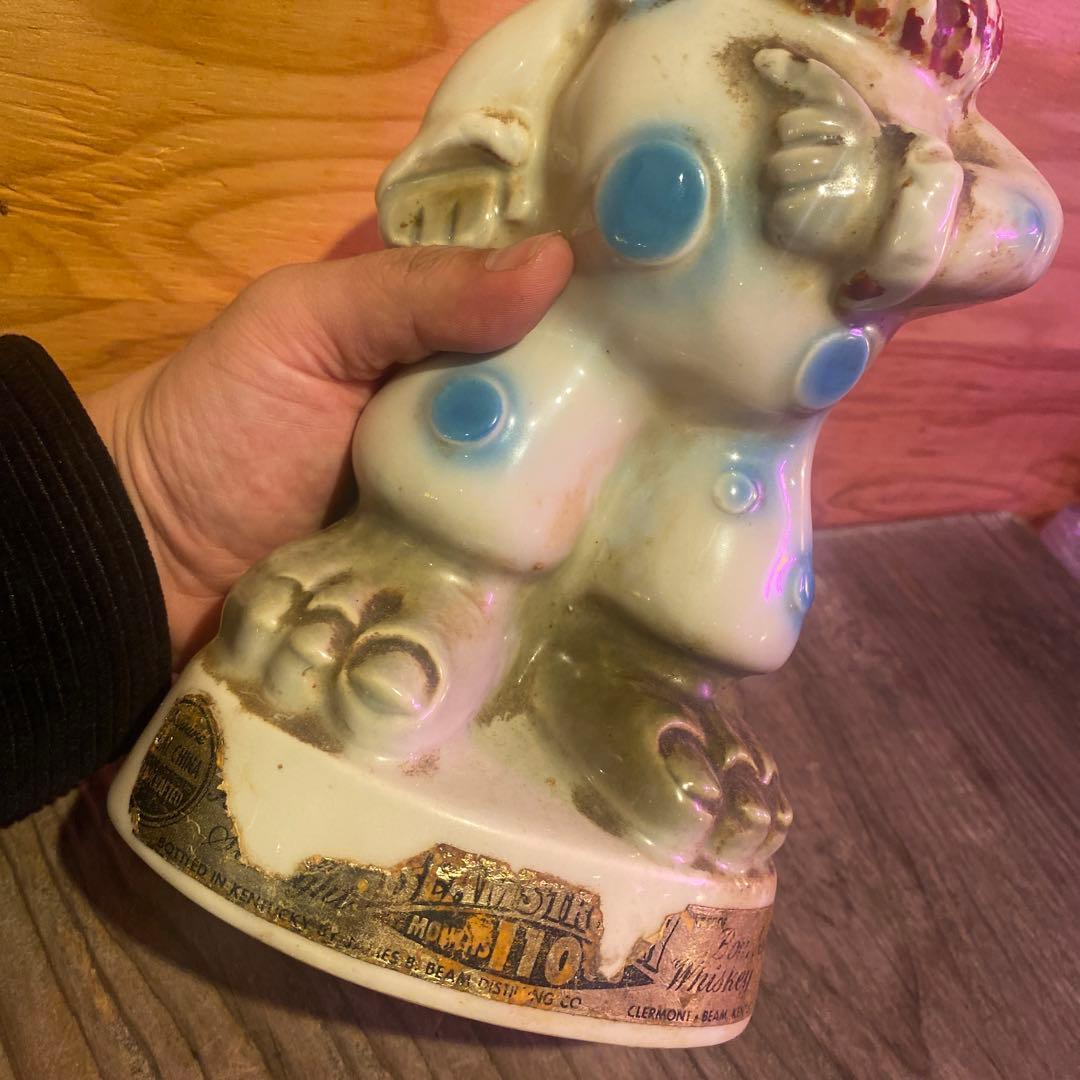 1968年製JIM BEAM 象の陶器ビンテージボトル - メルカリ
