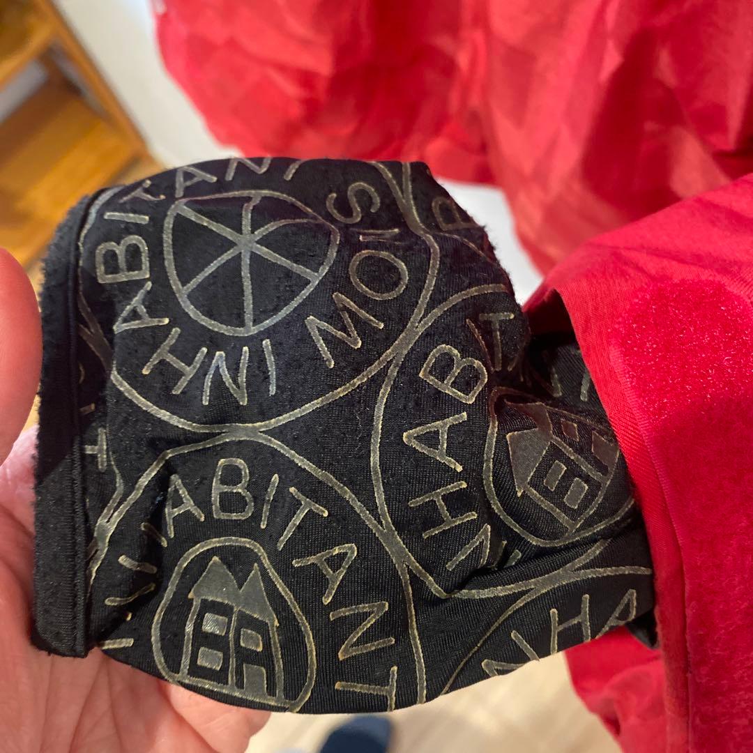 値下げ　希少　インハビタントXL上下セット　ヒッコリー　レッド　おまけ付