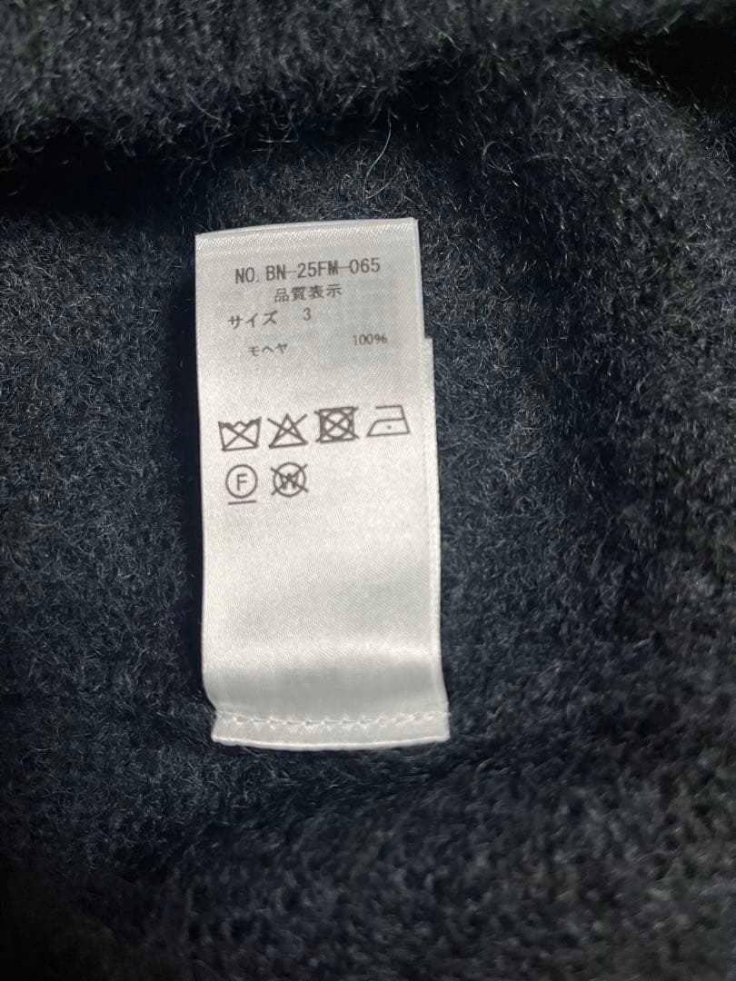 試着のみ】25AW BATONER PURE MOHAIR CREW NECK - メルカリ