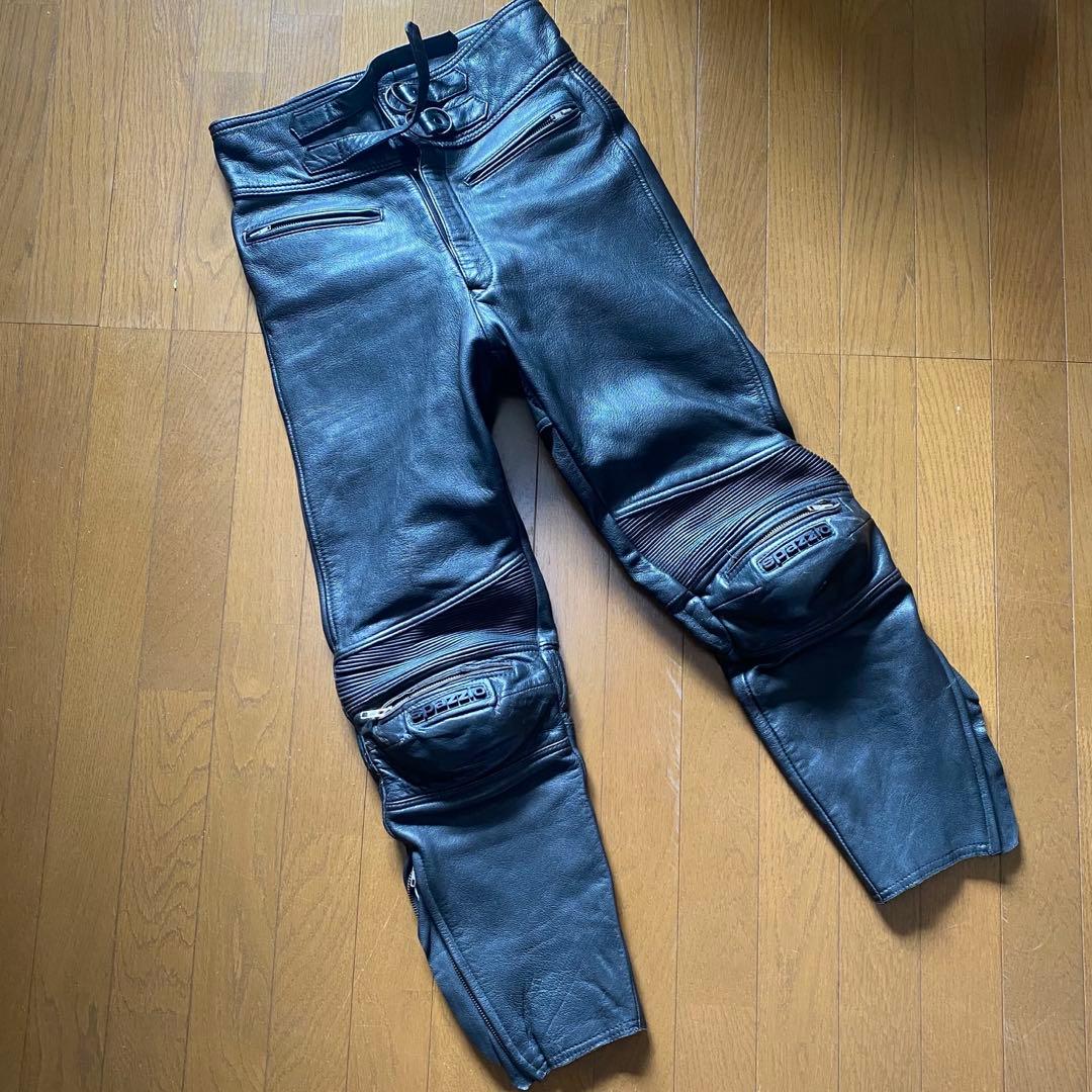 KOMINE spazzio 本革 ライディングレザーパンツ LLサイズ - メルカリ