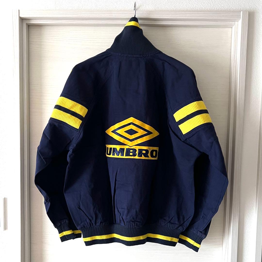 UMBRO ネイビー ハーフジップ ドリルトップ 90s 短丈 UMBRO ネイビー