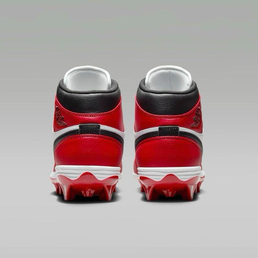 Jordan 1 Mid TD　RED　アメフト スパイク 27.0cm　Ｖ