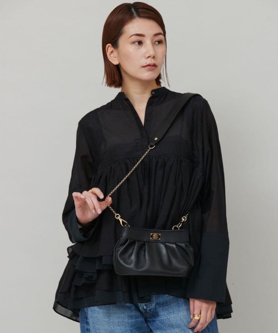 美品』シータパランティカ カレンソロジー 別注 ショルダーバッグ 黒