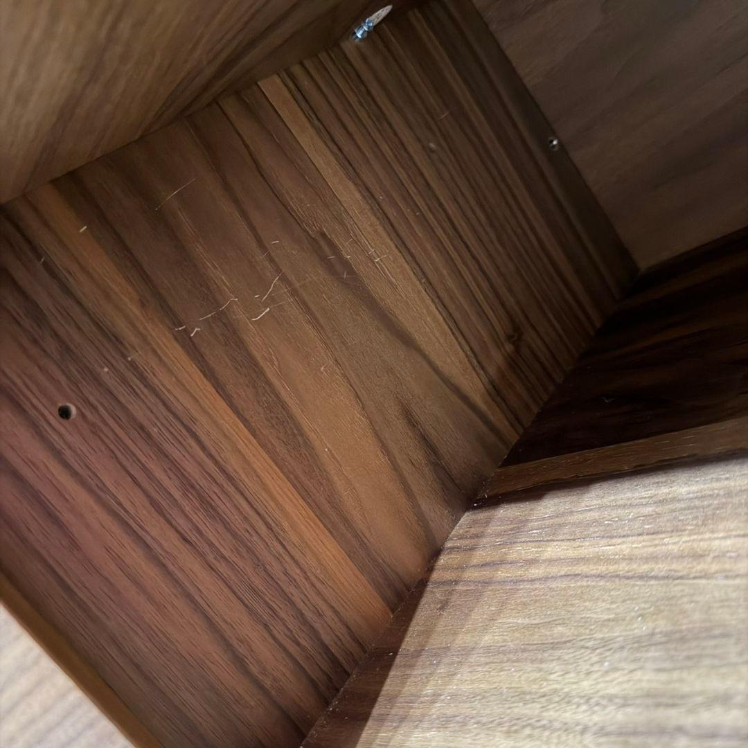 無印良品】廃盤希少 スタッキングキャビネット小 ウォールナット