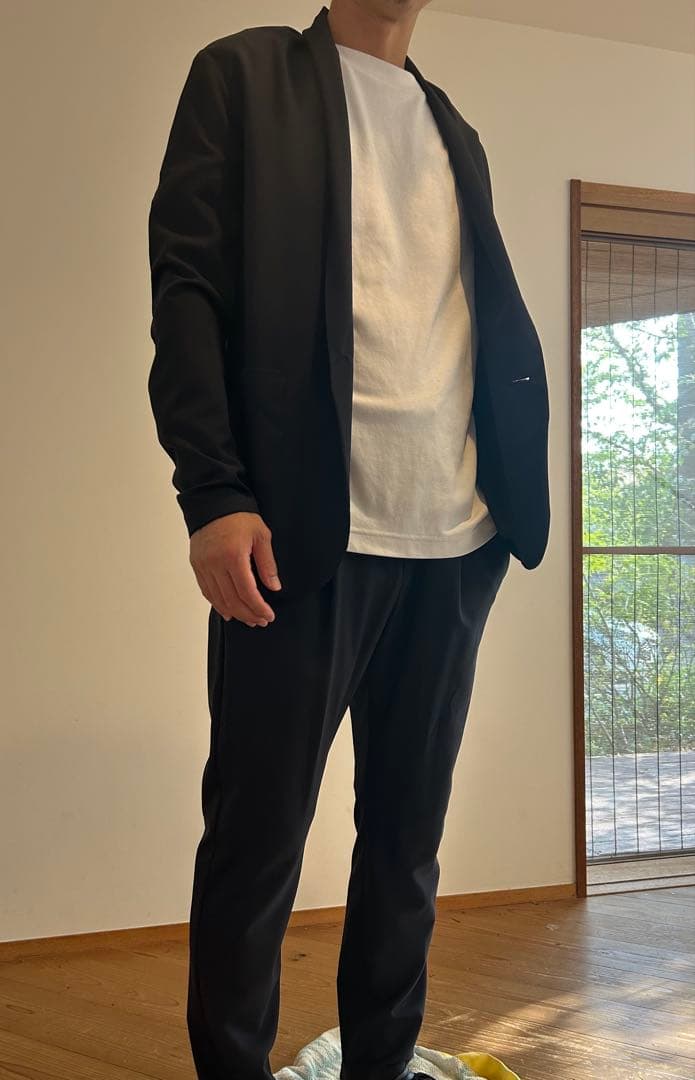 ATTACHMENT ダークネイビー スーツジャケット AG41-080 420 ATTACHMENT ダークネイビー スーツジャケット AG41-080 420 - メルカリ