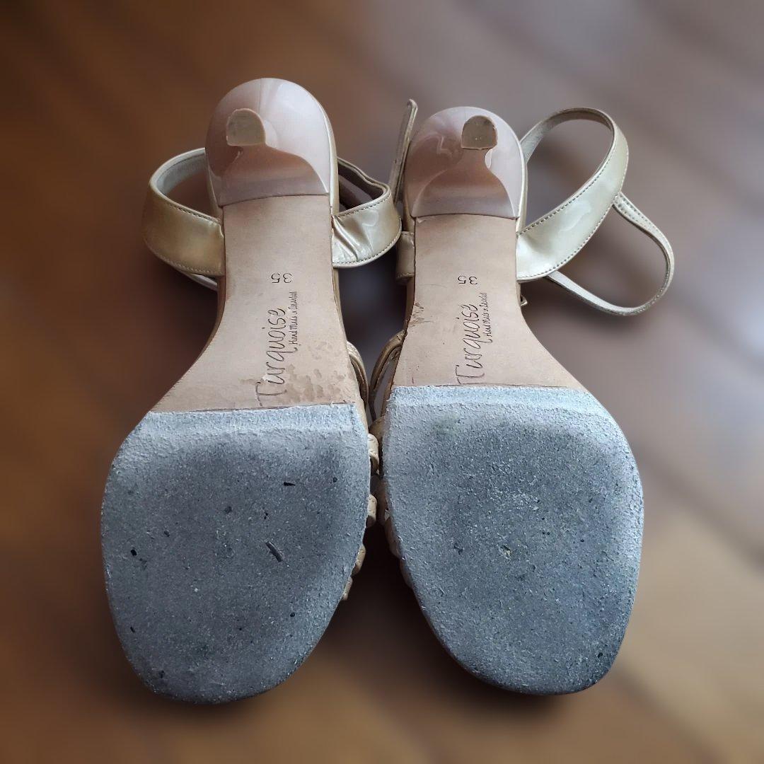 turpuoiseアルゼンチンタンゴシューズ35おまけシューズクリップ - メルカリ