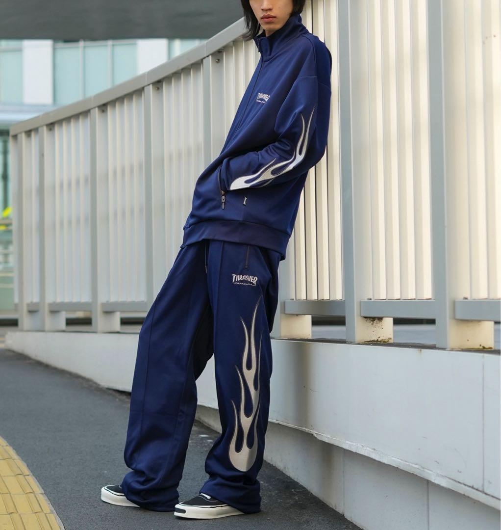 スラッシャー　セットアップ　ネイビー THRASHER（スラッシャー） セットアップ レディース メンズ : ZOZOTOWN