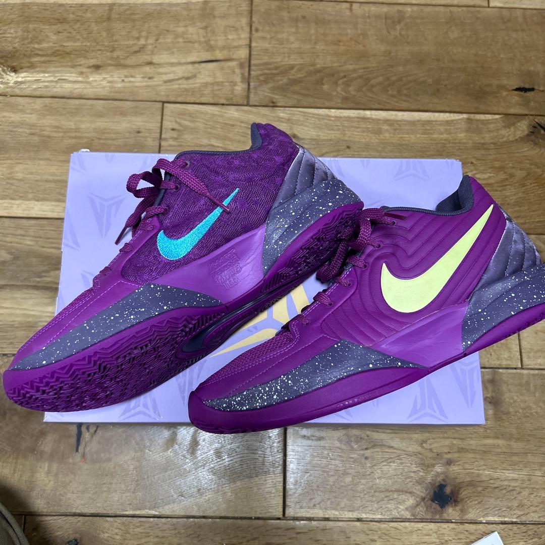NIKE バッシュ パープル JA2 ジャモラント 28cm - メルカリ