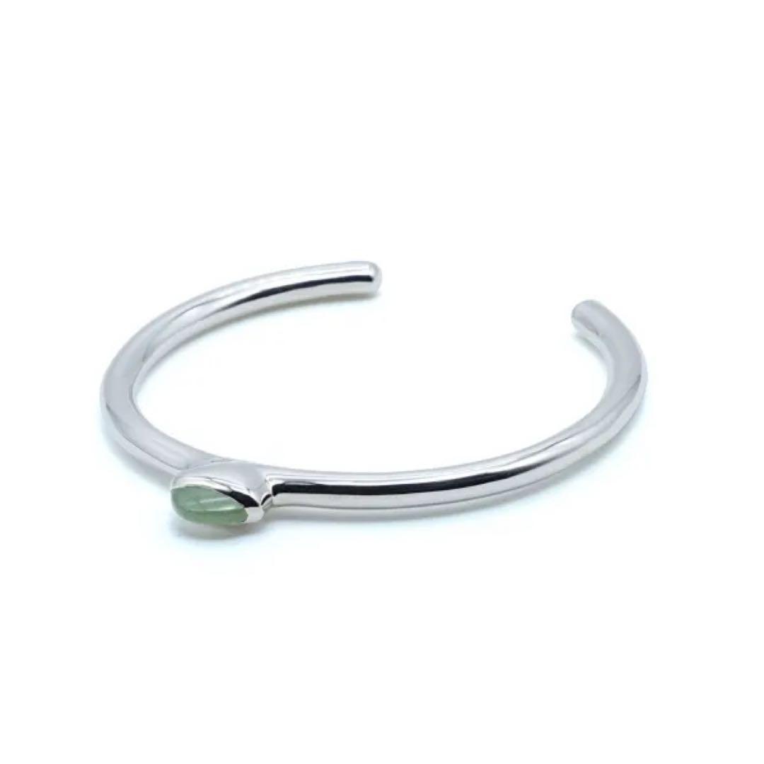 MAIDEN メイデン B-10 翡翠 バングル シルバー Sサイズ - メルカリ