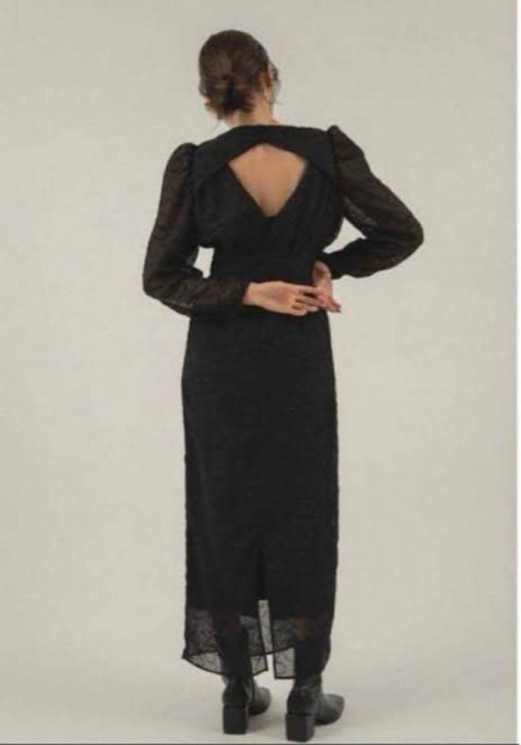 Knuth Marf/ back open sheer dress S - メルカリ