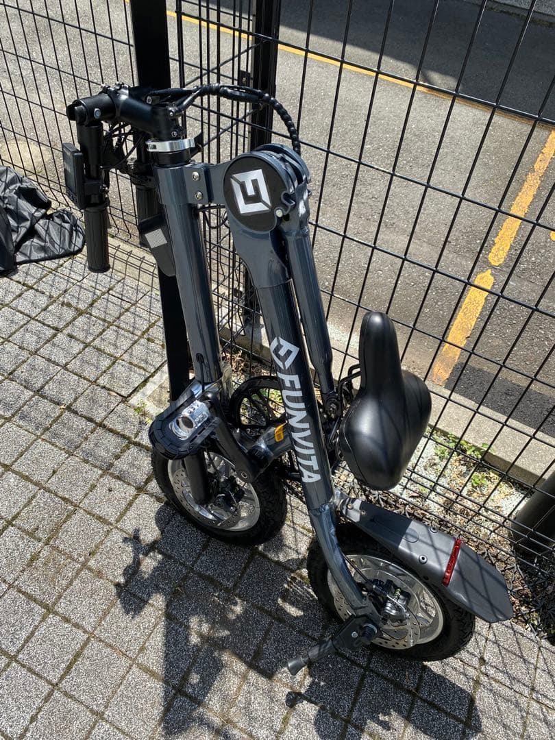 折りたたみ 電動アシスト 自転車 GX-06 FUNVITA グレー - メルカリ