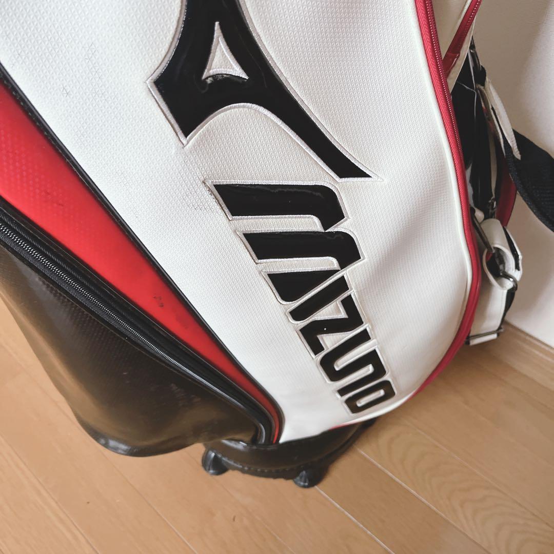 K303 MIZUNO ツアースタイル キャディバッグ 3点式 ゴルフクラブ スタンド