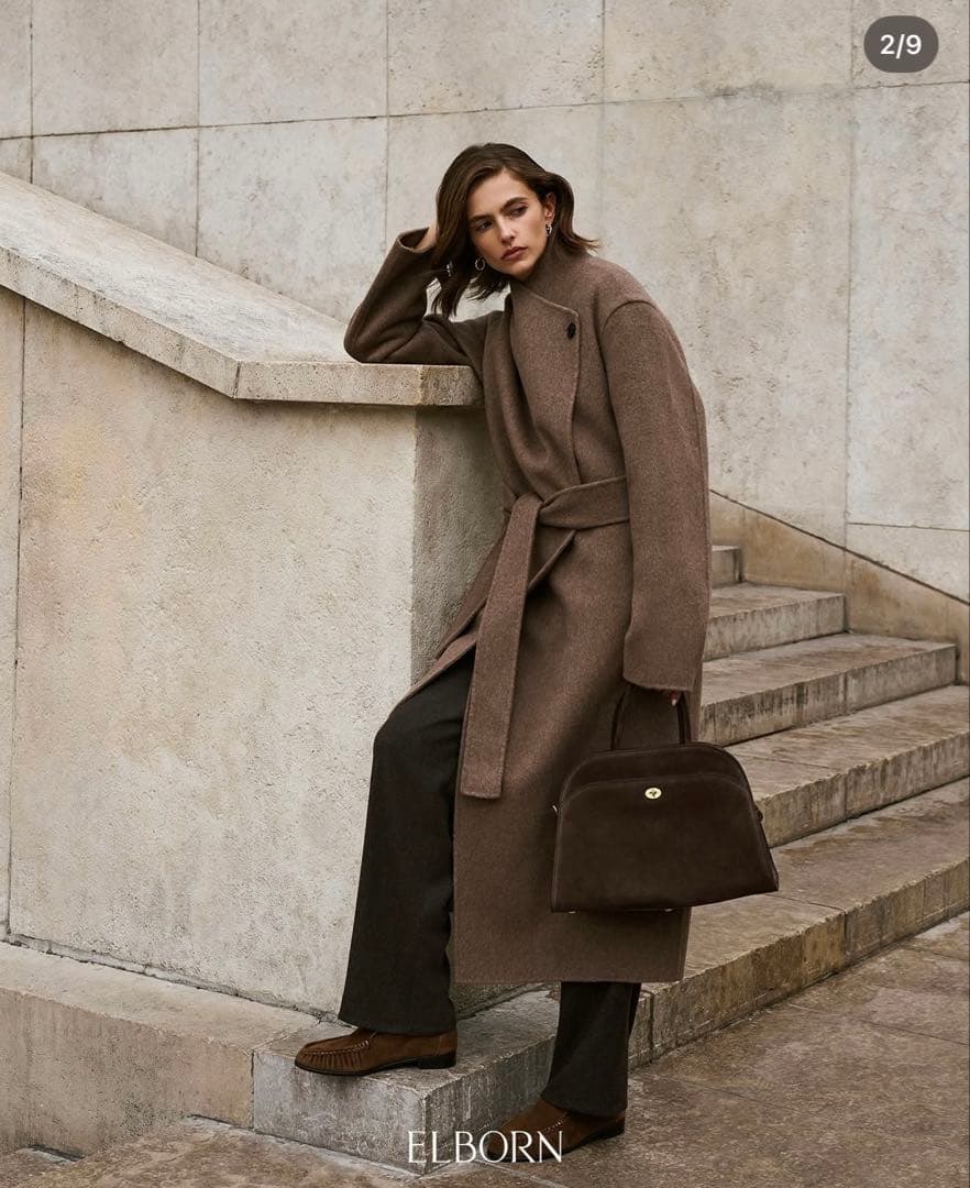 ELBORN TATE CASHMERE HAND-MADE COAT - メルカリ