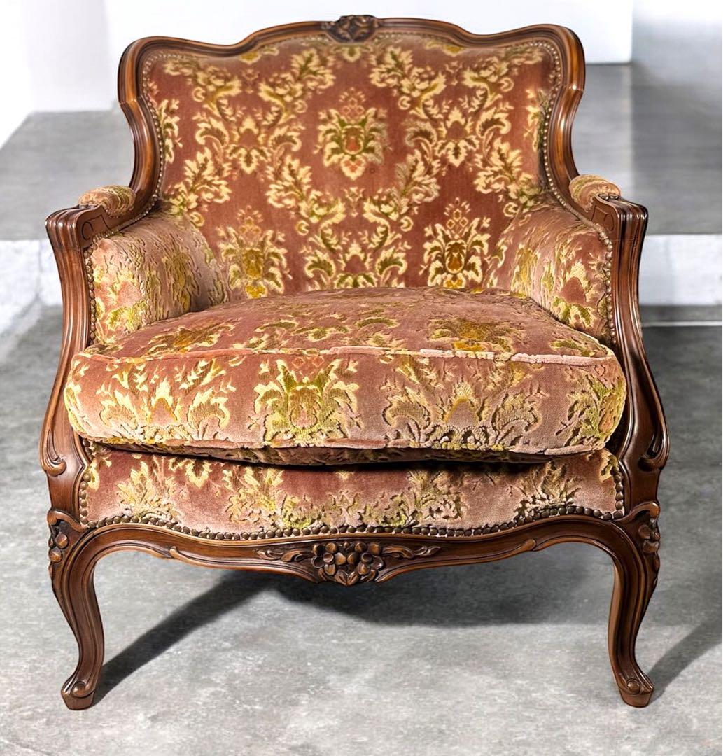 HR384 【美品】カリモク DOMANI ルイ15世 ロココ調 猫足 - メルカリ