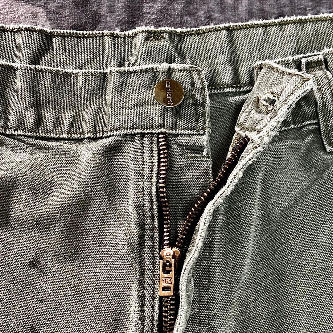 コメ欄セール！ 希少モスグリーン◎ダブルニー雰囲気系Carhartt B136