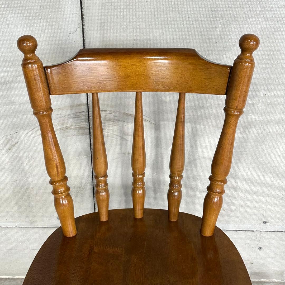 昭和レトロ 木製ウィンザーチェア 国産家具 ダイニングチェア ヴィンテージ