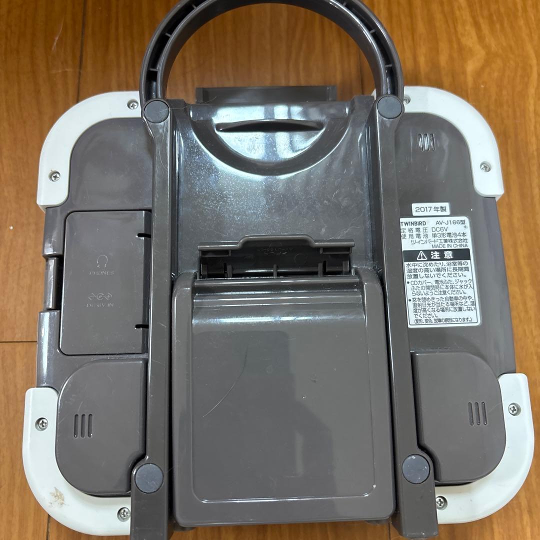 Twinbird 防水CDプレーヤー ブラウン AV-J166BR - メルカリ