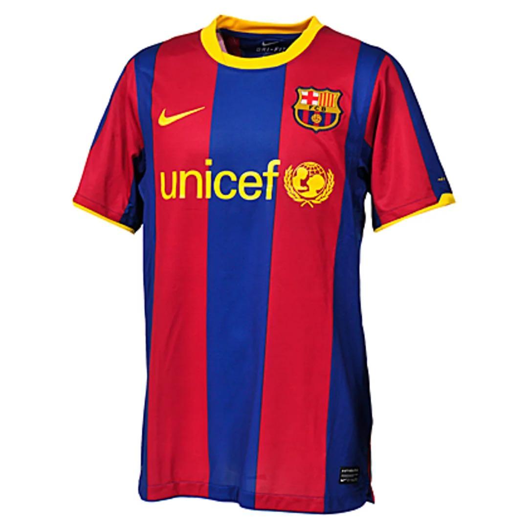 極美品】10/11 バルセロナ ホームユニホーム サイズS ネーム無し 極美