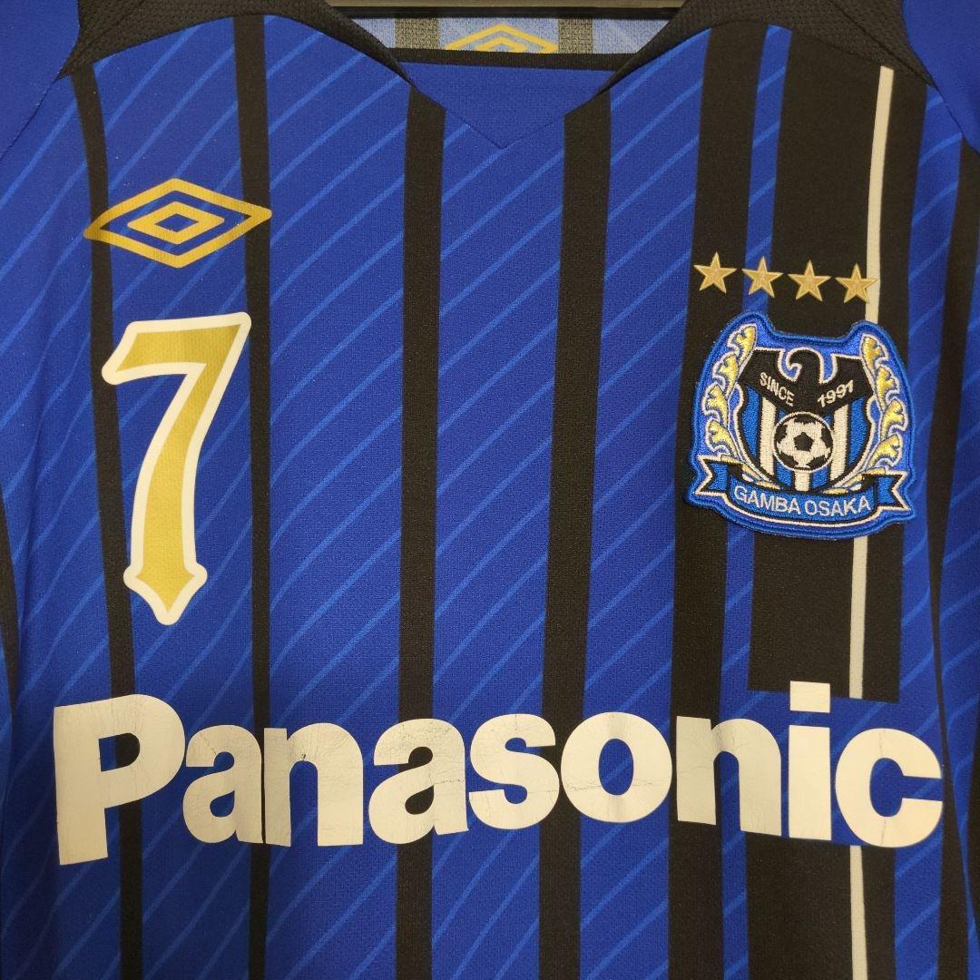 サッカー Jリーグ ガンバ大阪 遠藤保仁 ユニフォーム アンブロ製 O‐XО
