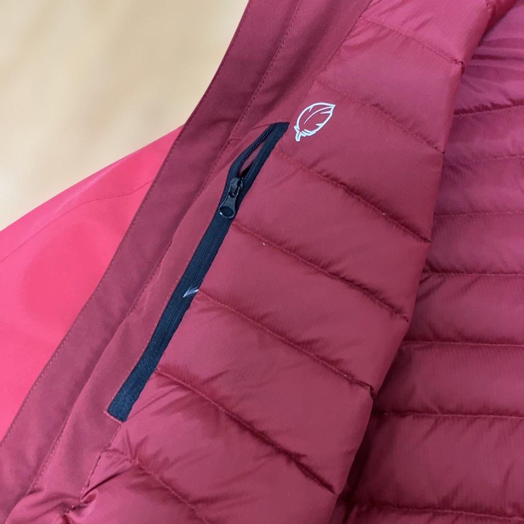 デカトロン WEDZE 赤 スキーウェア フード付き サイズS