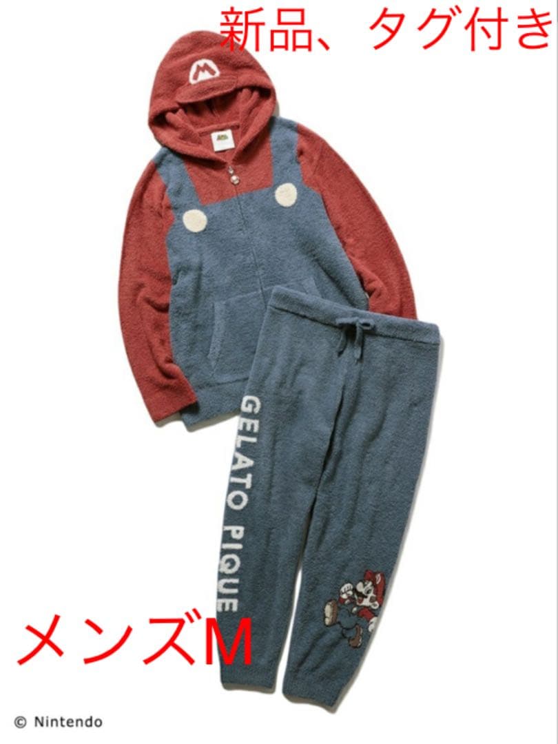 ジェラートピケ マリオ パジャマ メンズ Mサイズ ジェラピケ - メルカリ