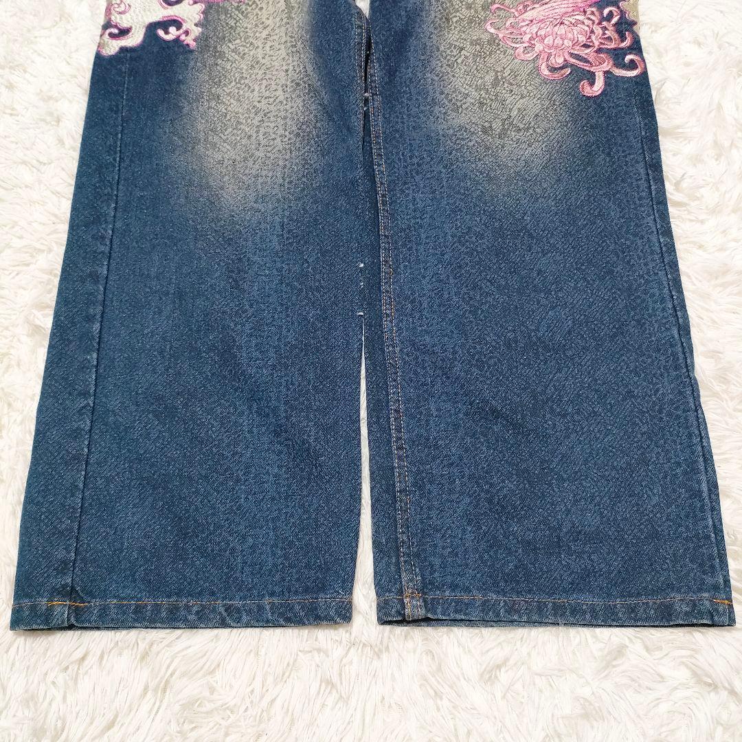 豪華絢爛✨️ 希少✨️ 仏喜羅坊 刺繍 鯉 菊 桜 和柄 ロゴボタン