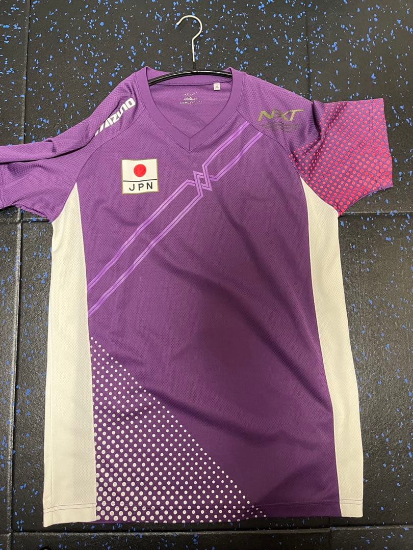 Mizuno バレーボール日本代表 パープルシャツ 楽天市場】≪3ヶ所強力昇華防止マーク付き≫mizunoミズノジュニア