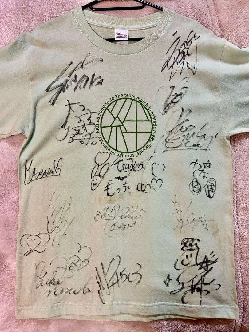 AKB48 大運動会 直筆サイン入り チームK 絆Tシャツ アイドル