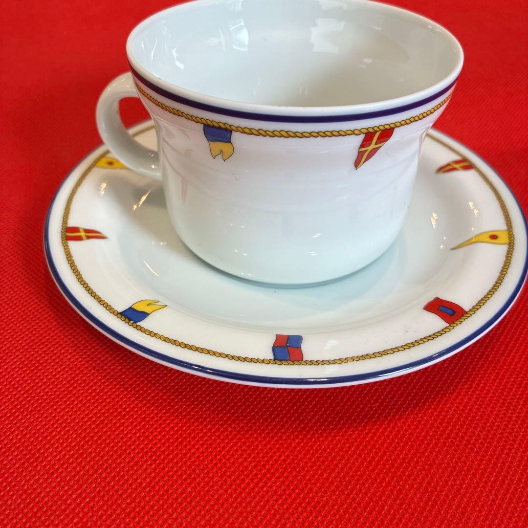 リチャードジノリ クリッパー ティカップ&ソーサー イタリア製 希少