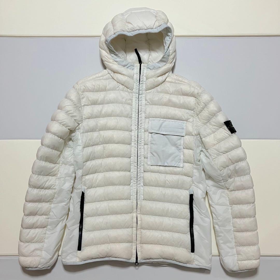 STONE ISLAND ストーンアイランド ライトダウン 白 - メルカリ
