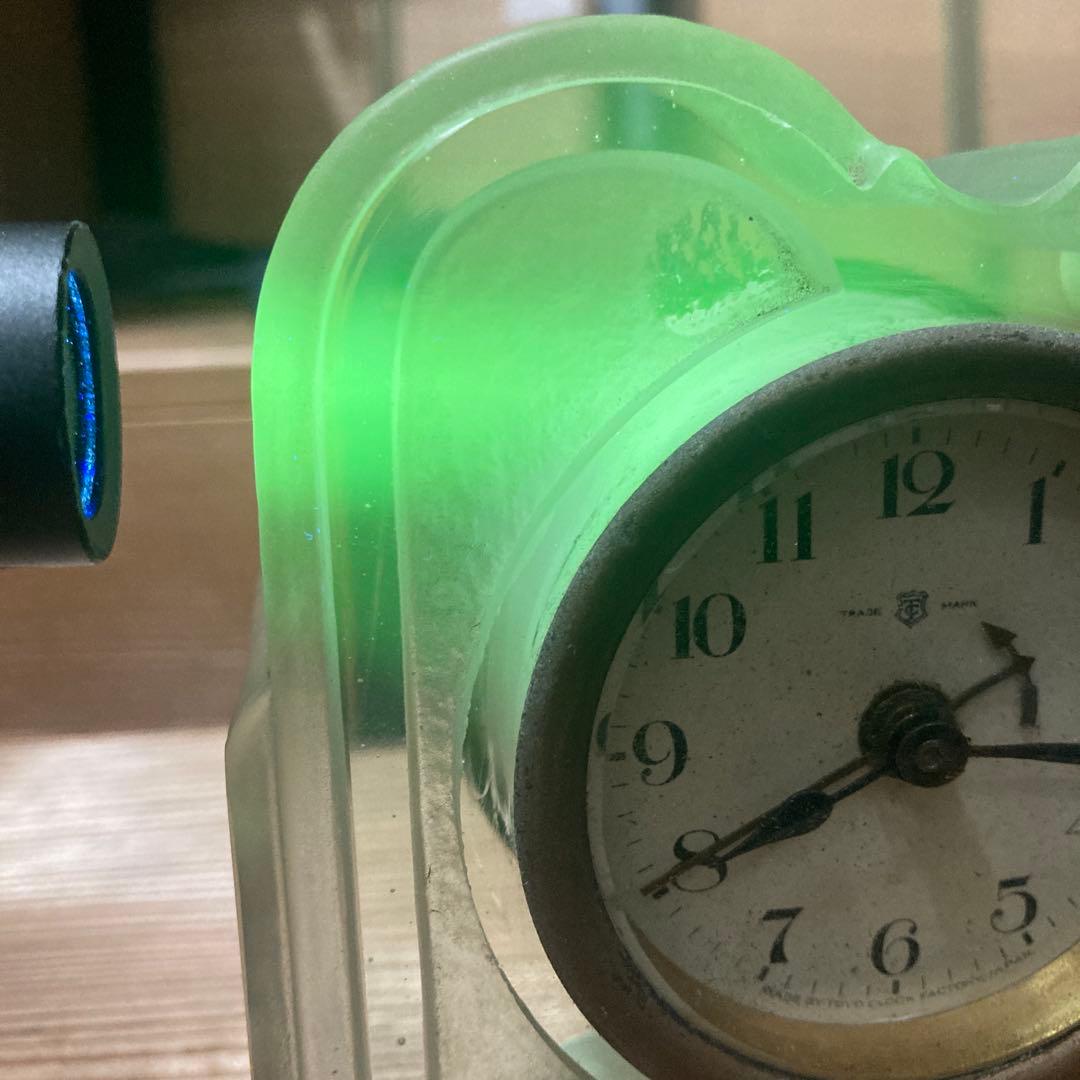ウランガラス置き時計 東京時計 ジャンク品 Amazon.co.jp: 精工舎