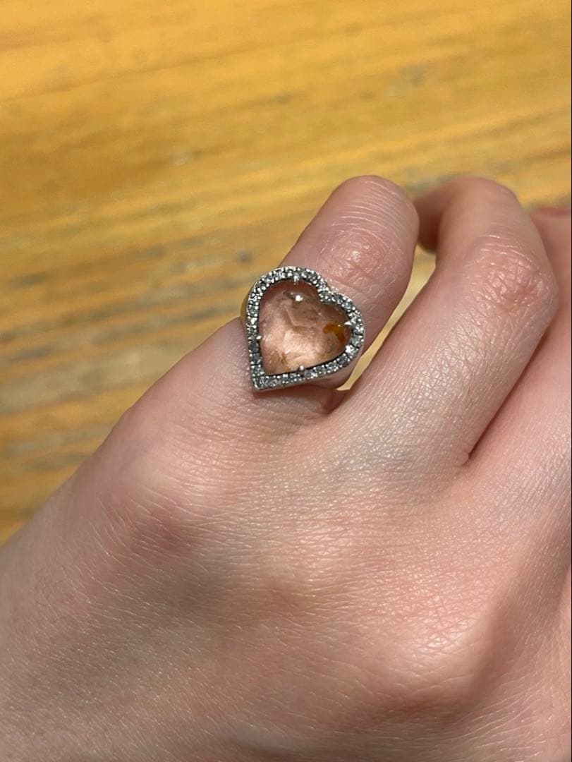 1/12まで値下げ【Adlin Hue】トルマリン ピンキーリング【1号】 - メルカリ