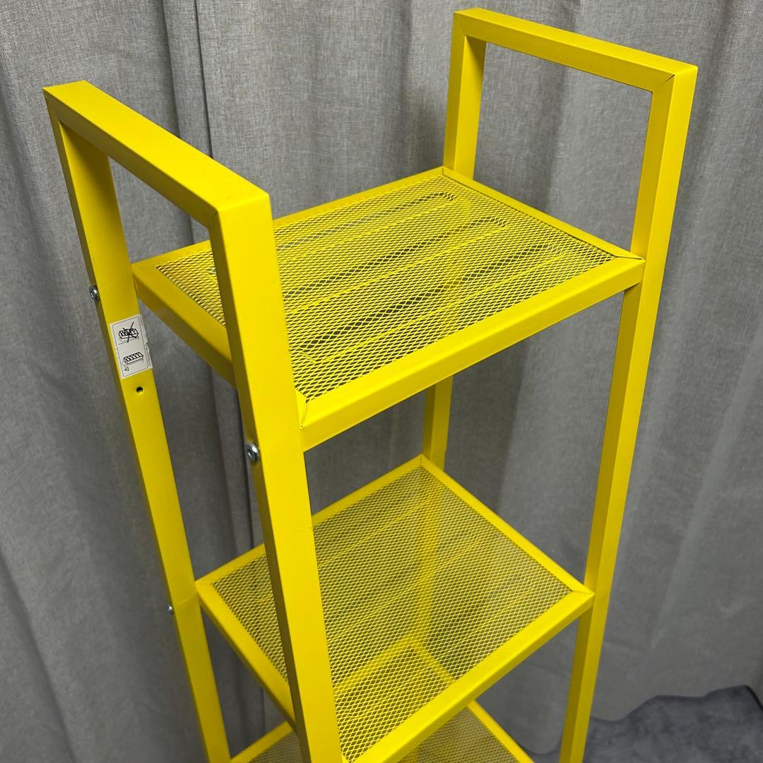 廃盤色 IKEA イケア LERBERG レールベリ イエロー 4段 - メルカリ
