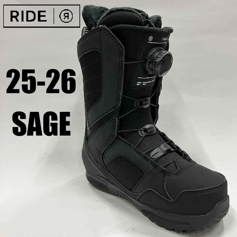 【新品】25-26 RIDE SAGE 24.5cm 女性用スノーボードブーツ
