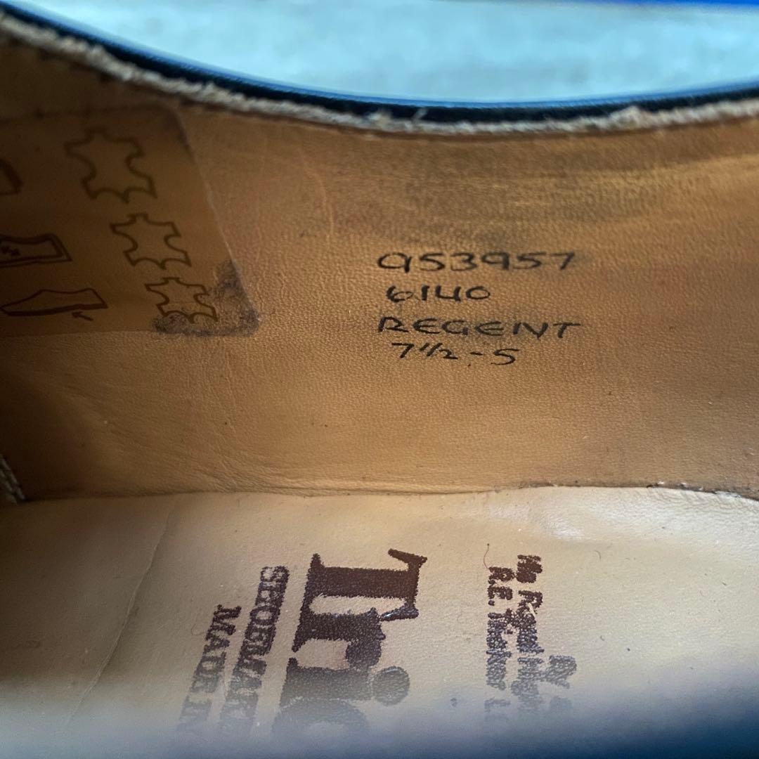 ほぼ未使用 トリッカーズ リージェント UK7.5 ブラック 純正シュー