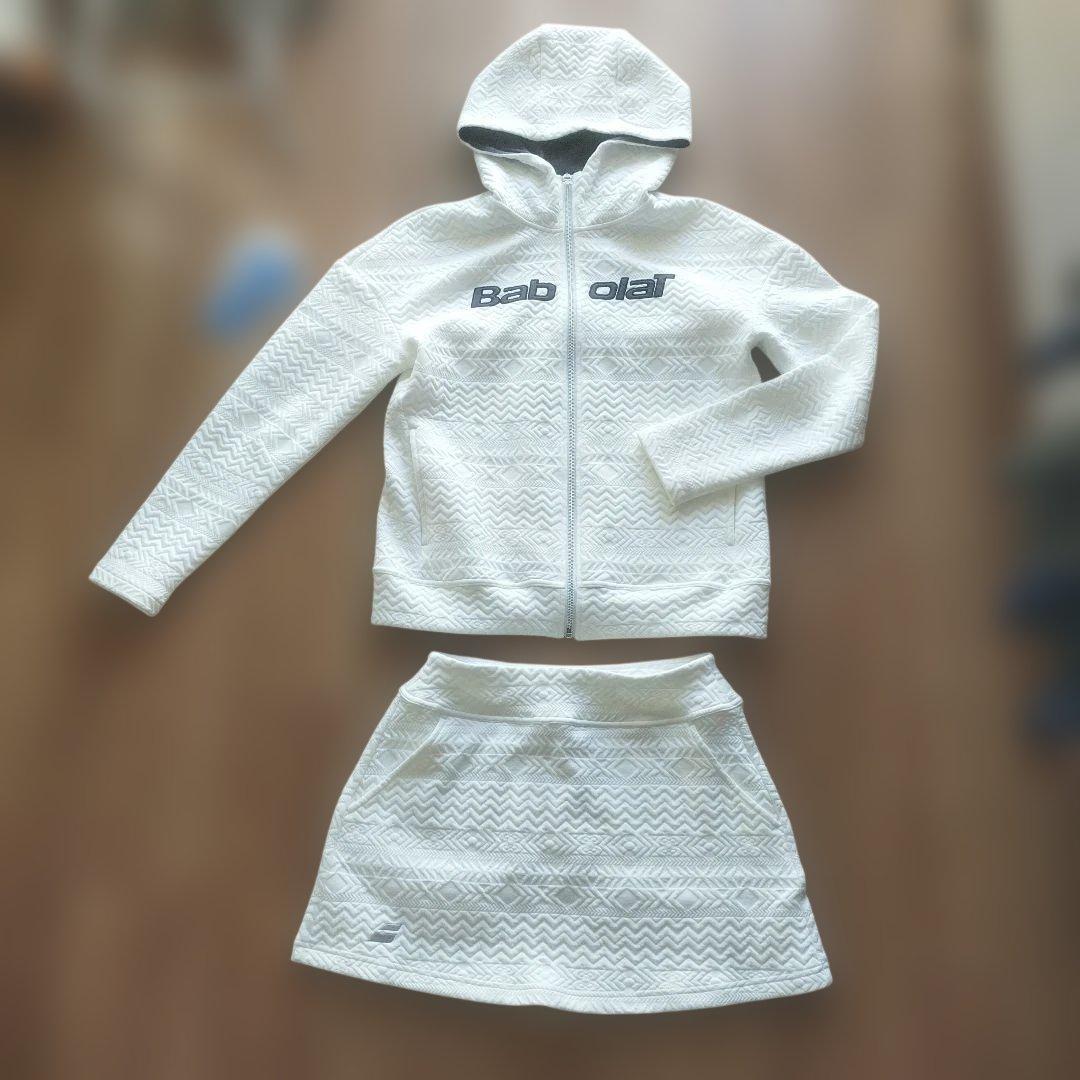 み*ん様 バボラ(Babolat)キルト風スウェットパーカーとスコート2点