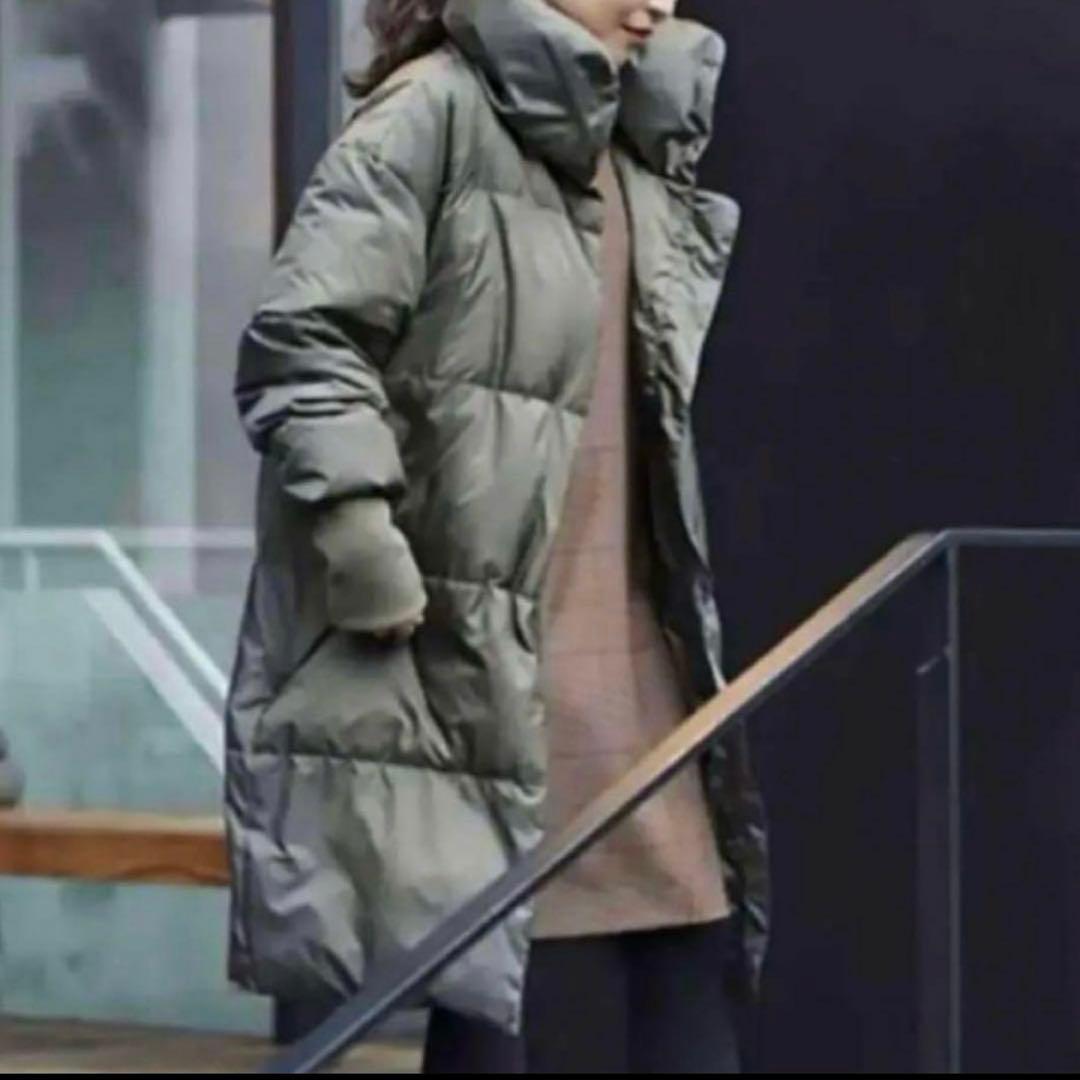 メゾンドリーファー ダウン ロングコート カーキ - メルカリ