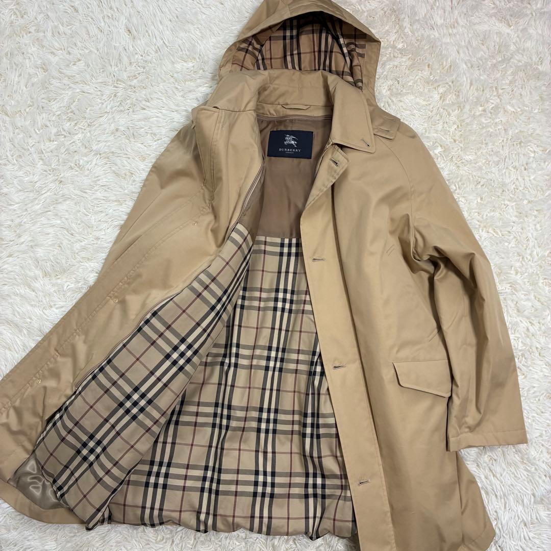 バーバリー Burberry 4way ダウンライナー付き コート ノバチェック バーバリー Burberry 4way ダウンライナー付き コート ノバチェック