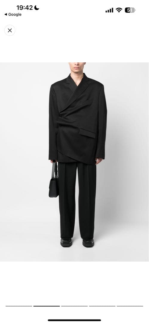 MARTINE ROSE ラップデザインジャケット - メルカリ