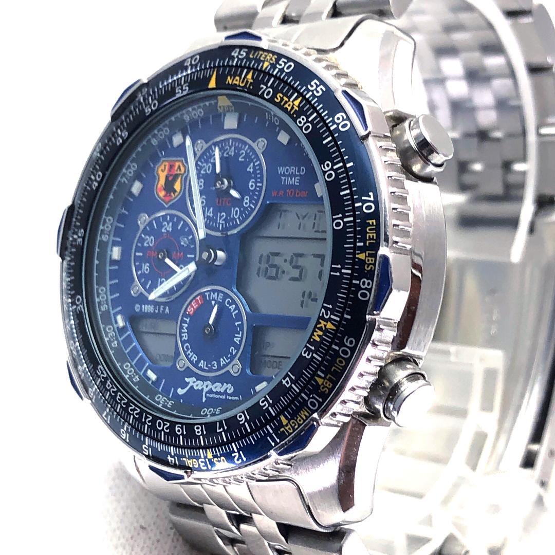 電池交換済み】シチズン／プロマスター サッカー日本代表 C300-Q01113