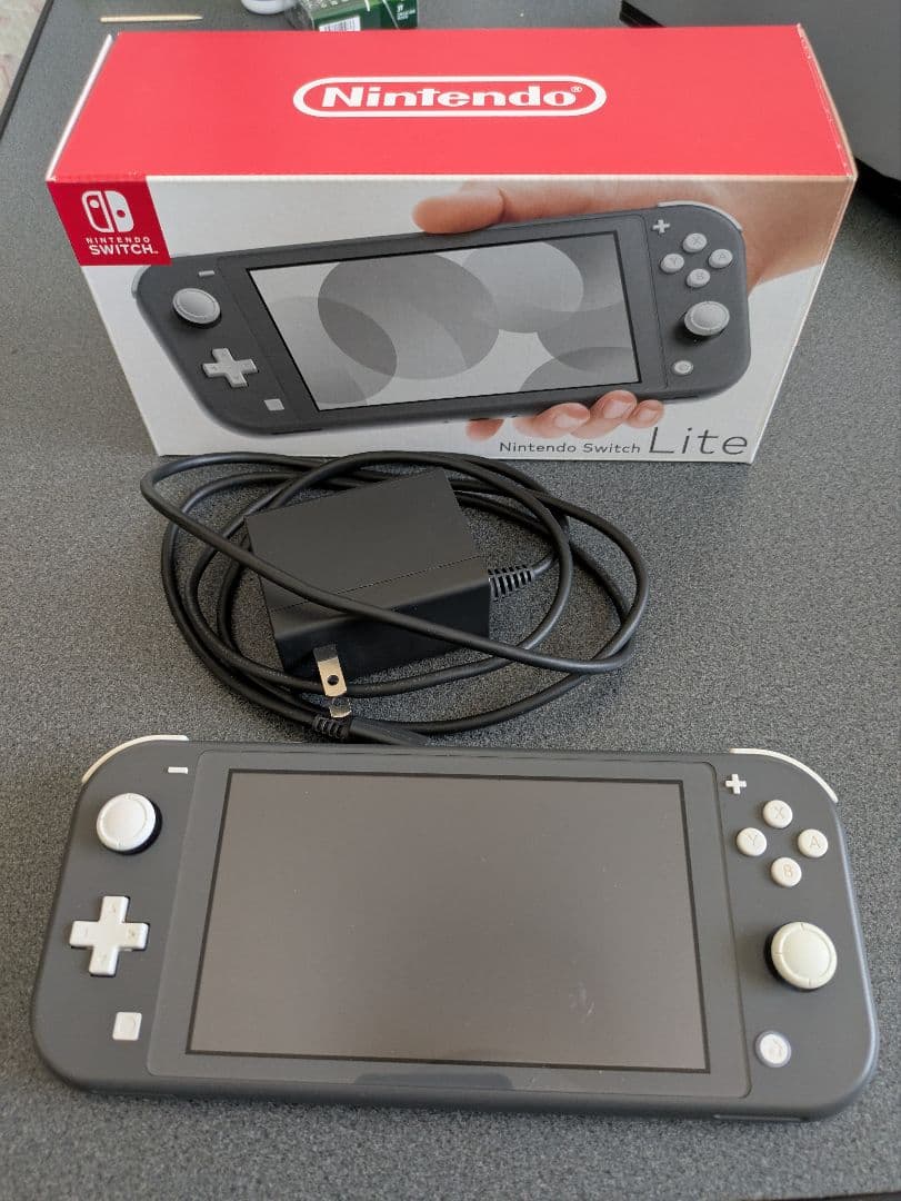 Nintendo Switch Lite グレー 本体 ACアダプター付き ジャンク