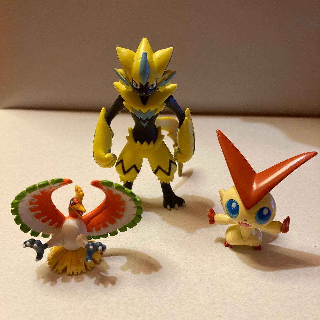 ポケモン フィギュア セット(ゼラオラ ホウオウ ビクティニ) - メルカリ