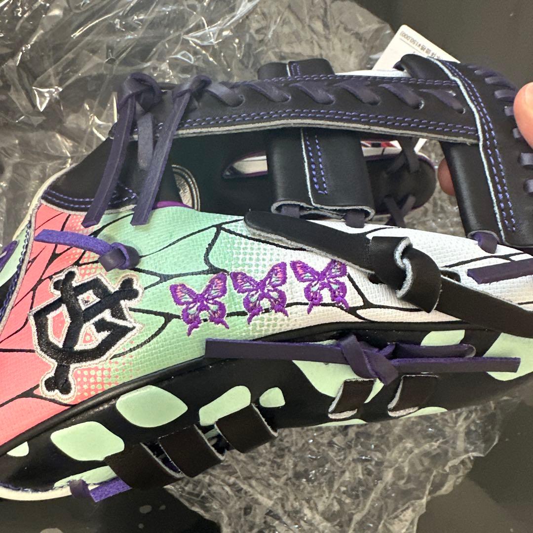 非売品 鬼滅の刃 Rawlings 硬式グローブ 胡蝶しのぶモデル