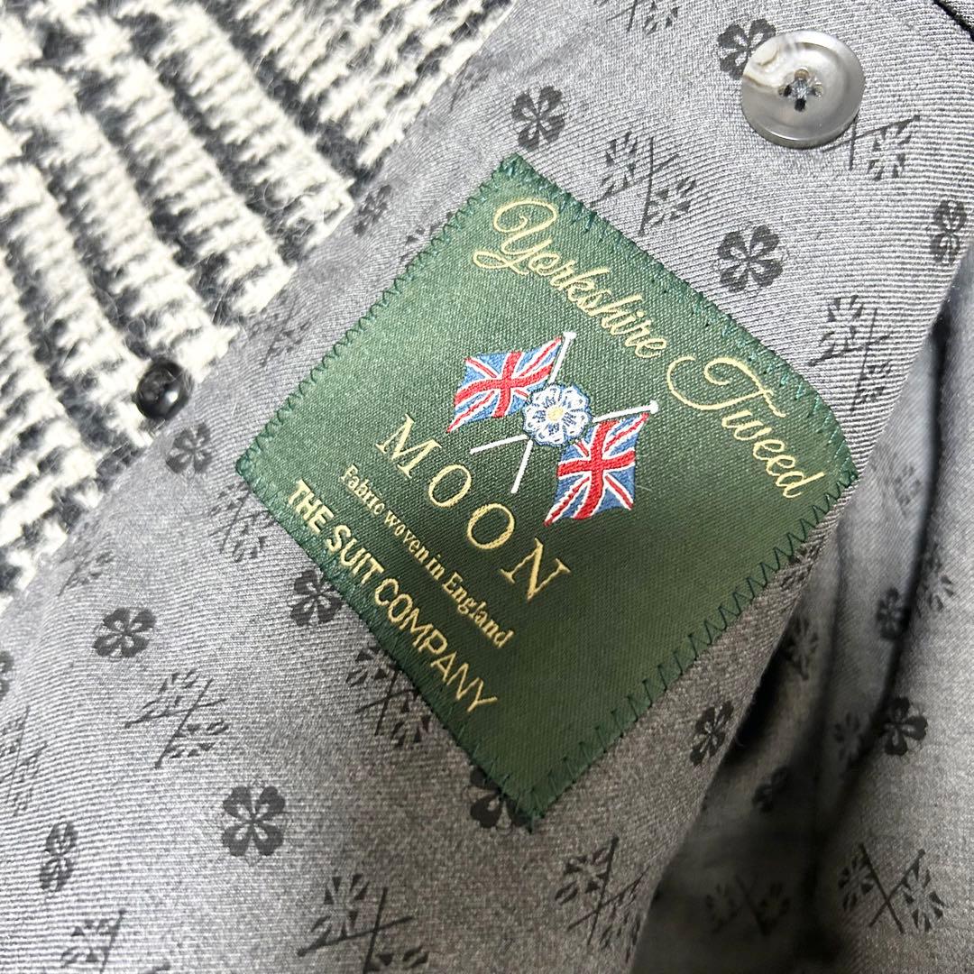 美品 ザスーツカンパニー ムーン社製 ダブルブレストチェスターコート