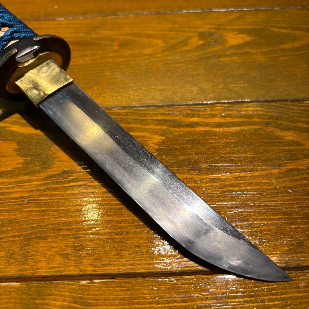 日本刀残欠クラフトナイフNo.92 長光作 切先 日本刀残欠クラフトナイフ