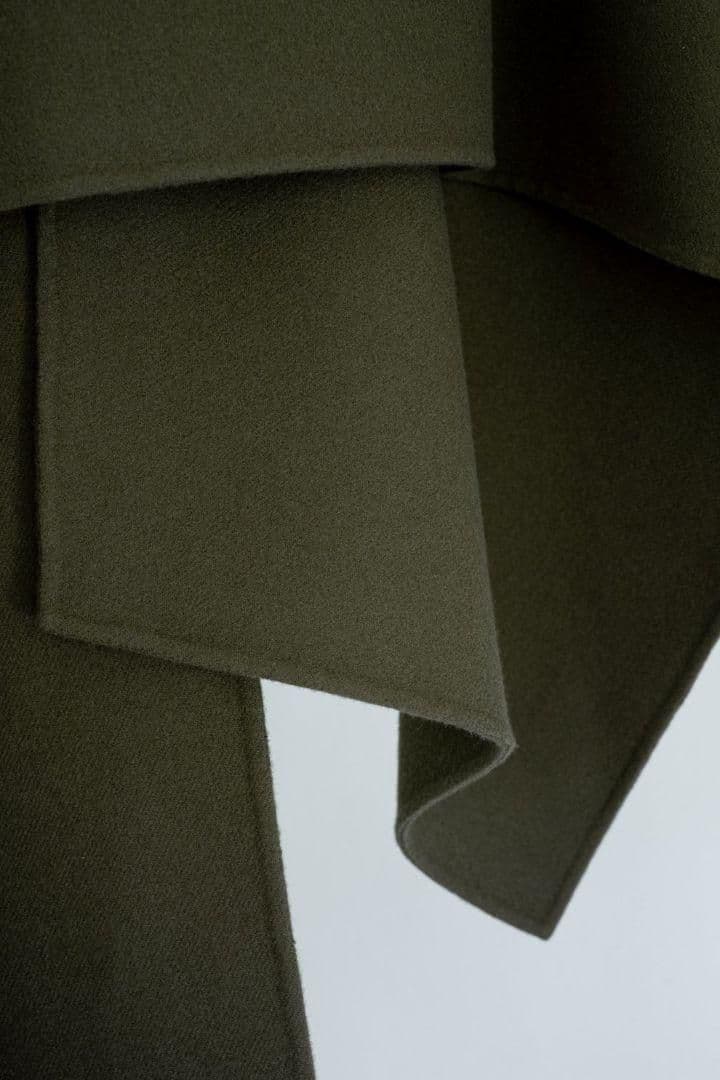 [digne] ディニュ　throw shawl cort 《khaki》